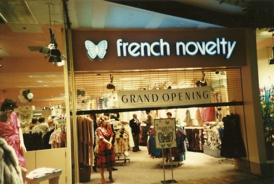 Celebrating our 75th Anniversary and the Grand Opening of our Remodeled Orange Park Mall store. (Click on photo to enlarge.) French Novelty 75th Anniversary in 1986.